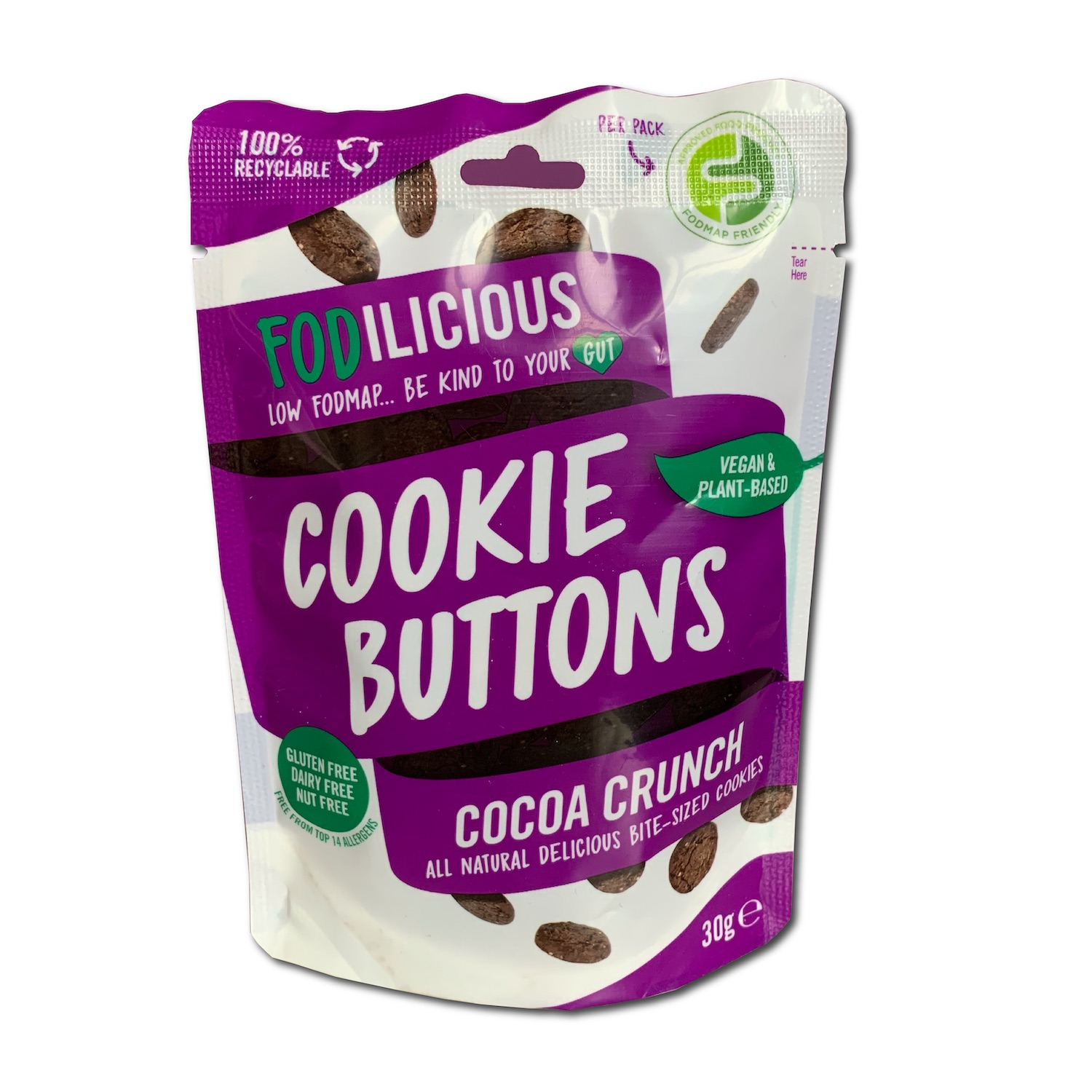 Fodilicious Cookie Buttons Cocoa Crunch