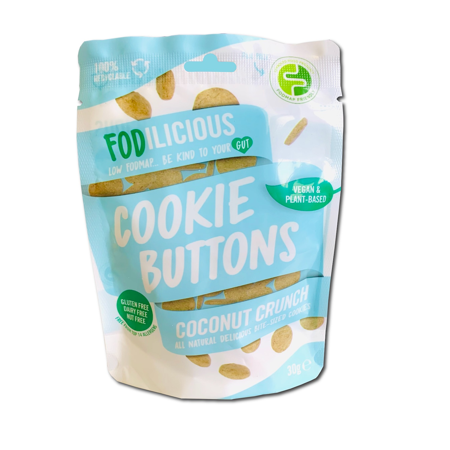 Fodilicious Cookie Buttons Coconut Crunch
