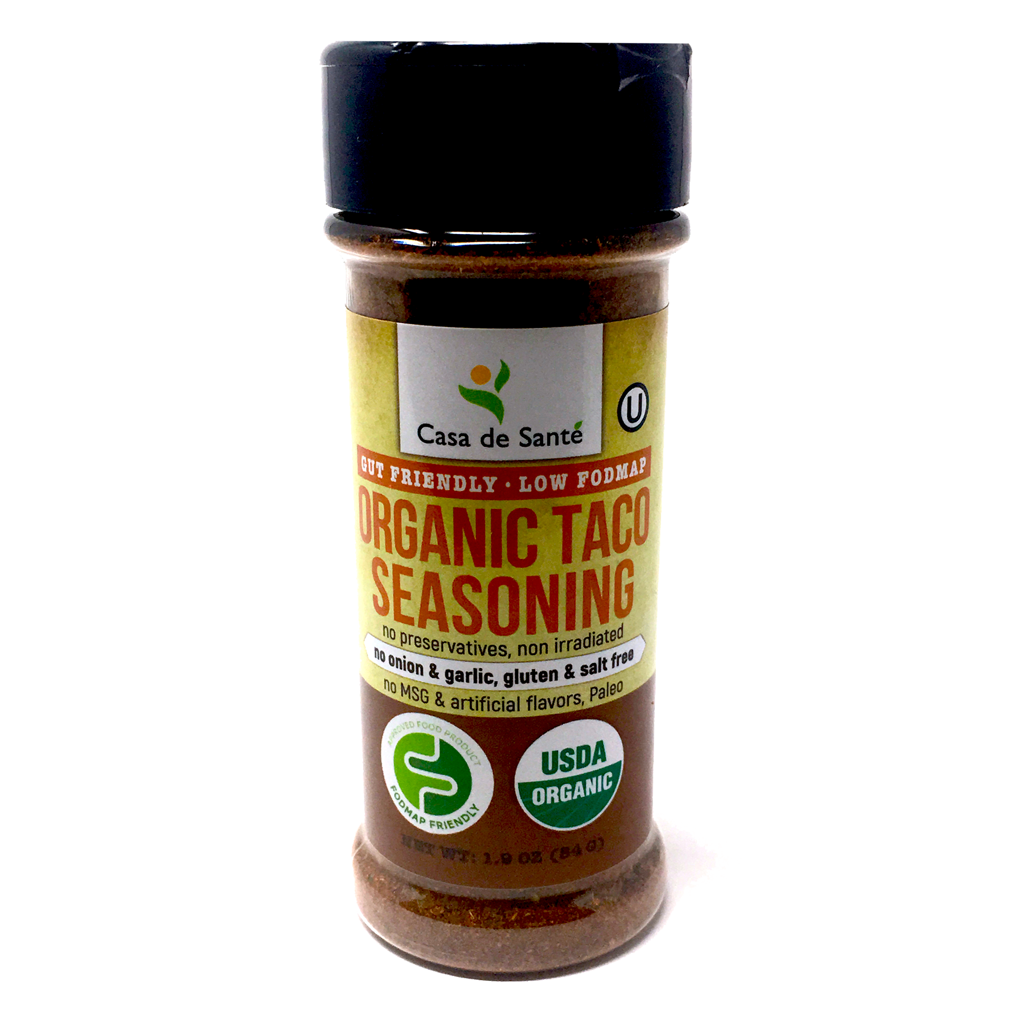 Organic Low FODMAP Certified Mexican/Taco Seasoning Mix