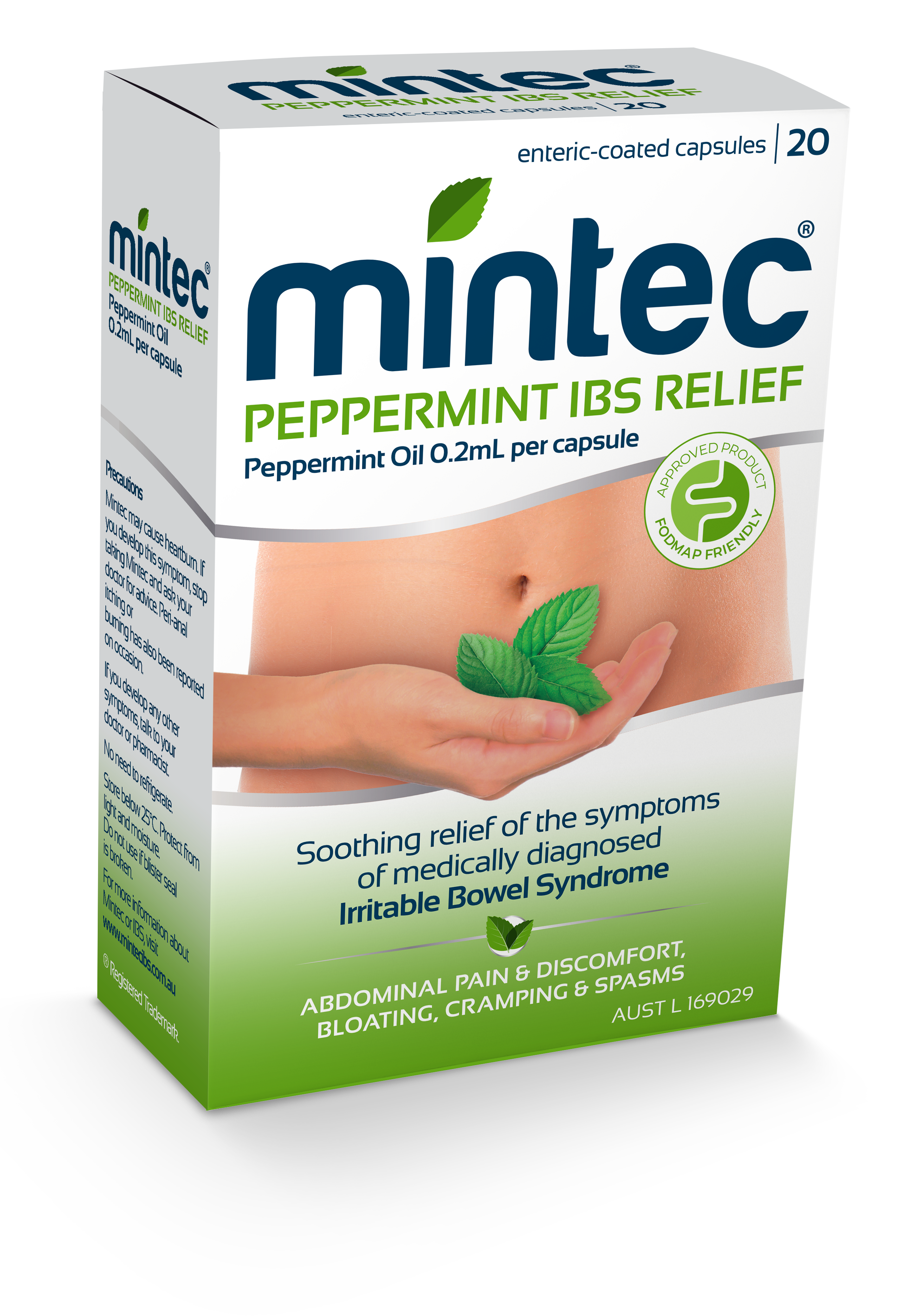 Mintec Peppermint IBS Relief Capsules