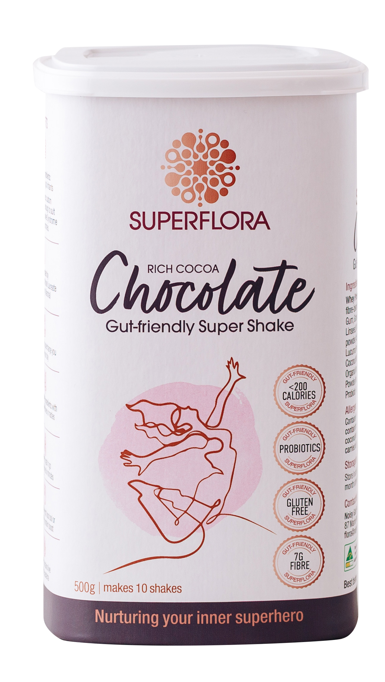 Rich Cocoa Chocolate gut-friendly shake
