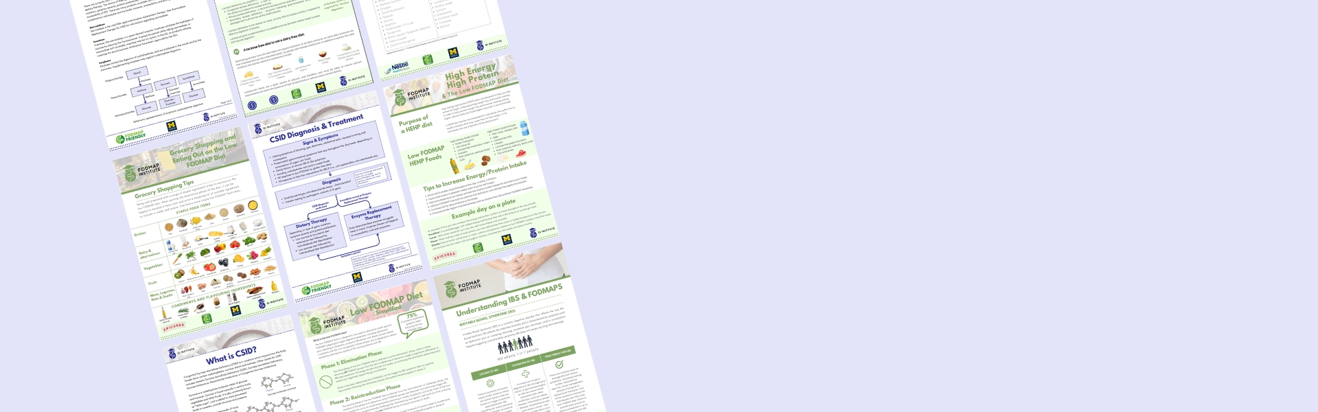 GI Website Factsheet display